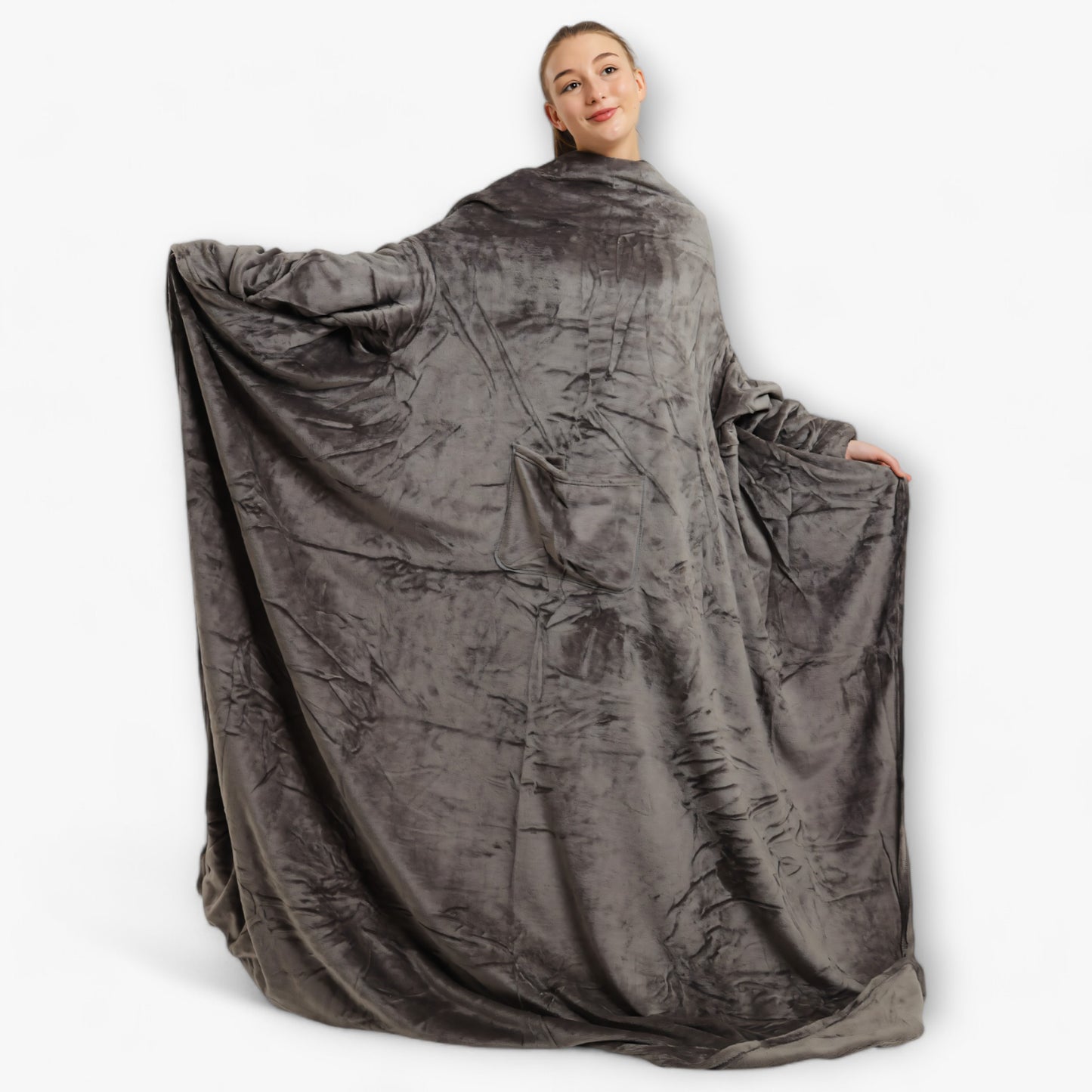 Snug Pocket Blanket - Grey