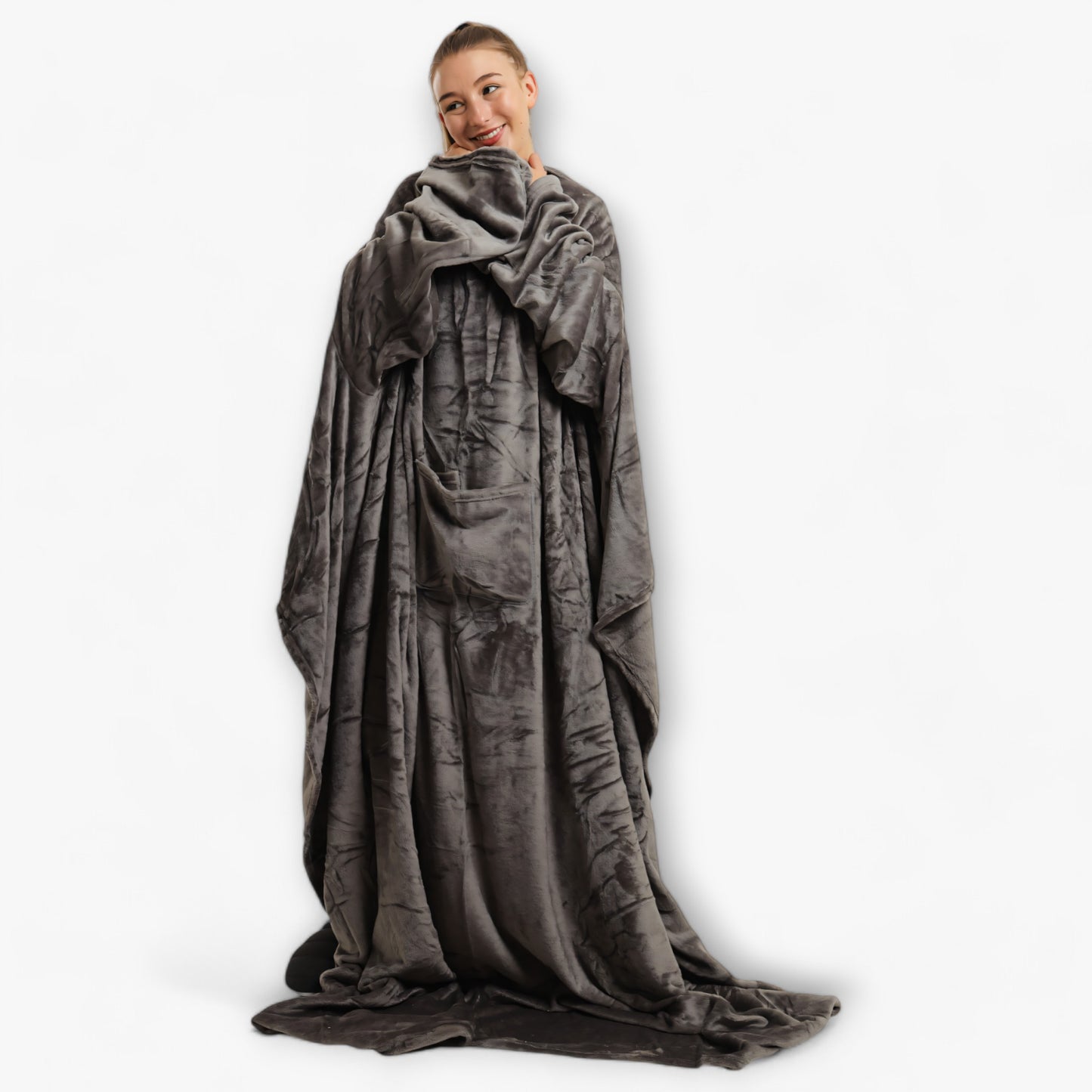 Snug Pocket Blanket - Grey