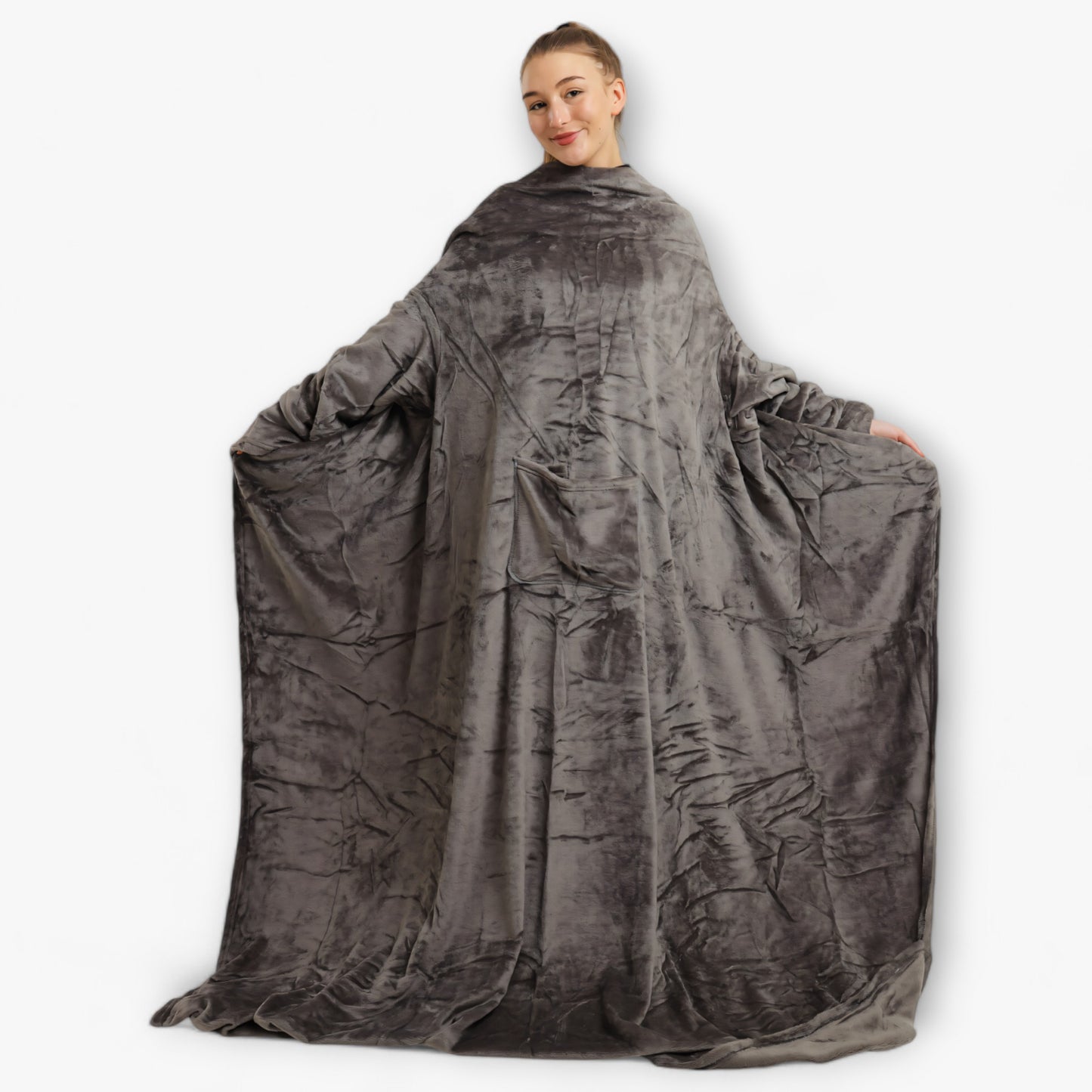 Snug Pocket Blanket - Grey