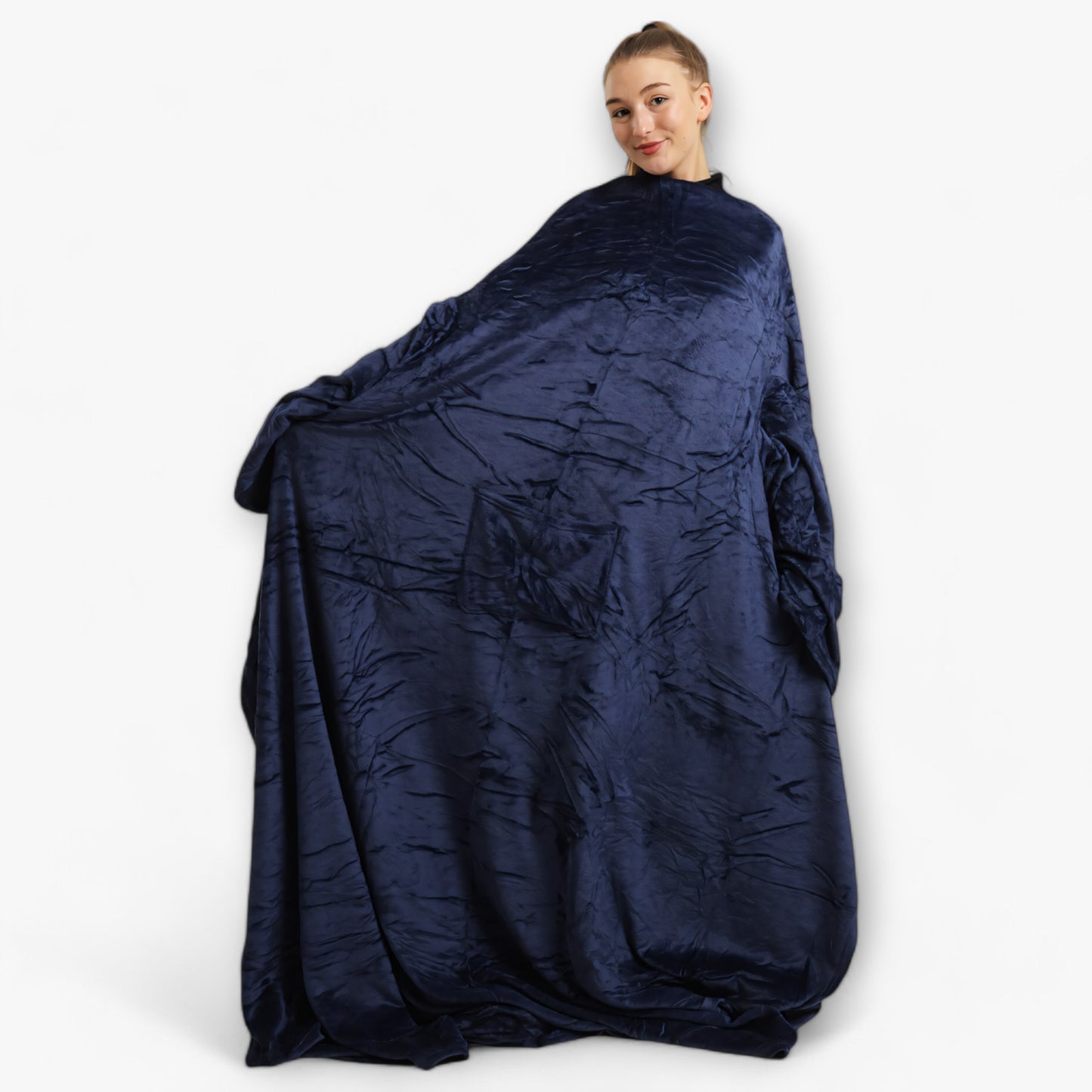 Snug Pocket Blanket - Navy