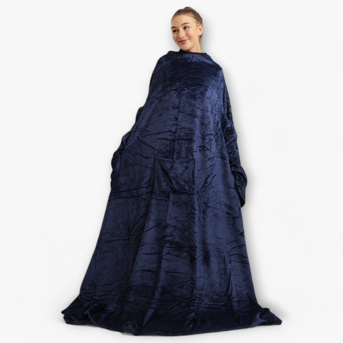 Snug Pocket Blanket - Navy