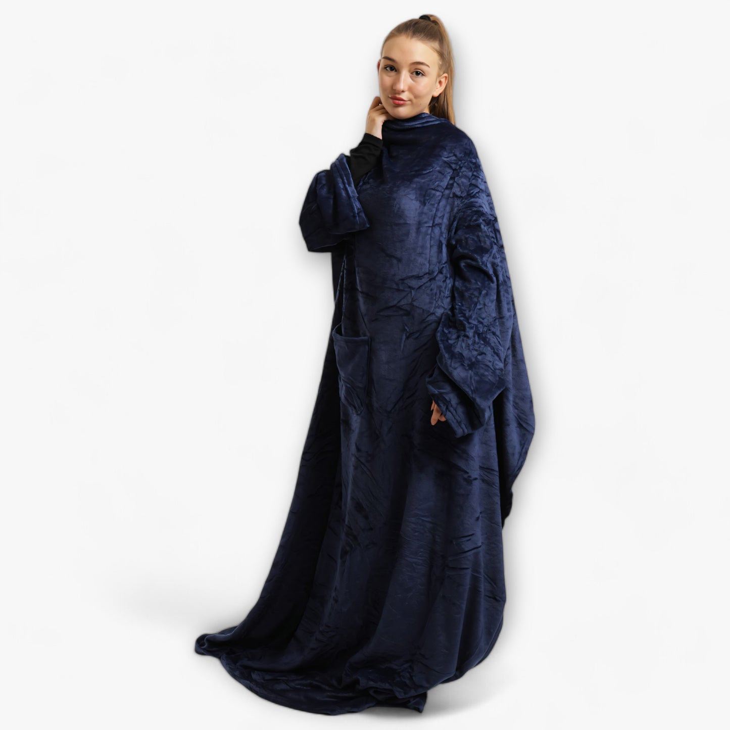 Snug Pocket Blanket - Navy