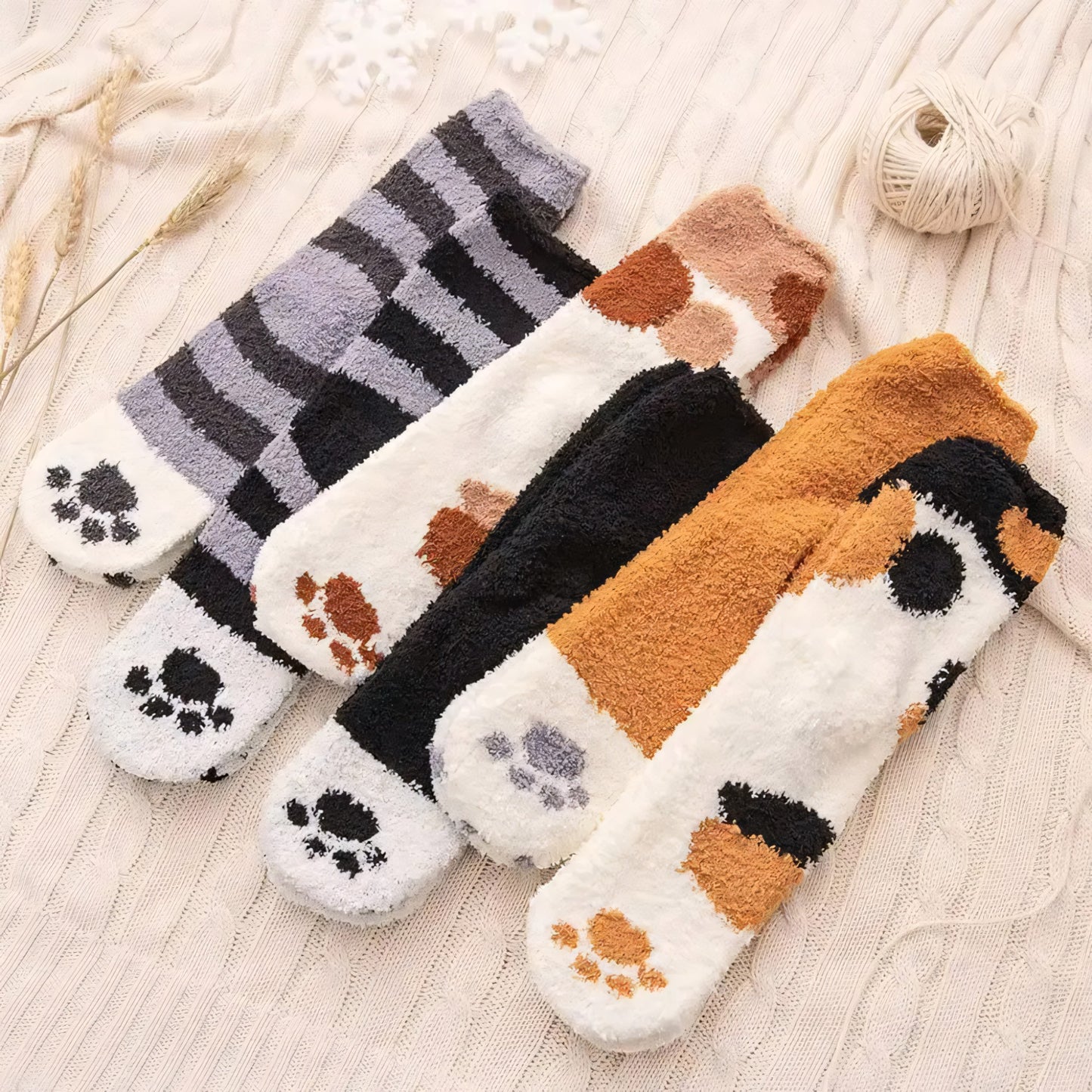 Pawfect Fuzzy Socks