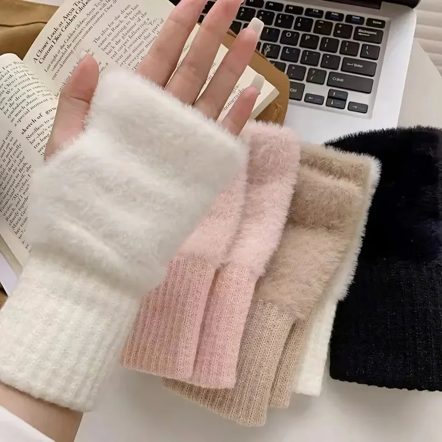 Mink Plush Gloves