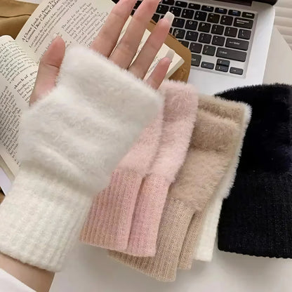Mink Plush Gloves