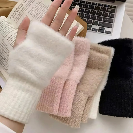 Mink Plush Gloves