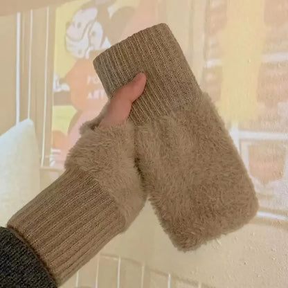 Mink Plush Gloves