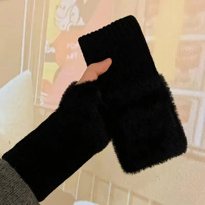 Mink Plush Gloves