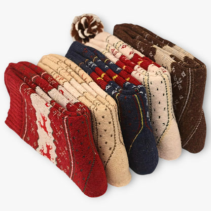 Festive Elk Socks